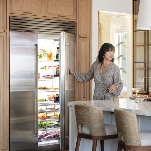 122 cm Side-By-Side Refrigerator/Freezer ICBCL-4850S-S - Sub-Zero Wolf