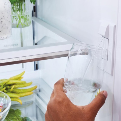 122 cm Over-and-Under Refrigerator/Freezer with French Door ICBCL