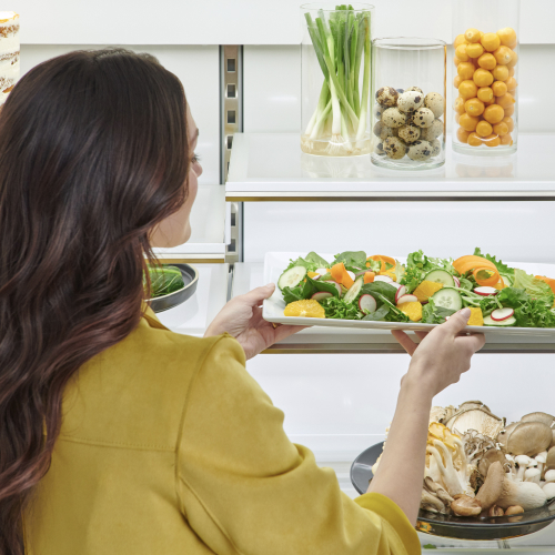 122 cm Over-and-Under Refrigerator/Freezer with French Door ICBCL